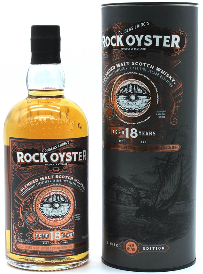 Rock Oyster Island 18yo 46,8% 0,7l (tuba)