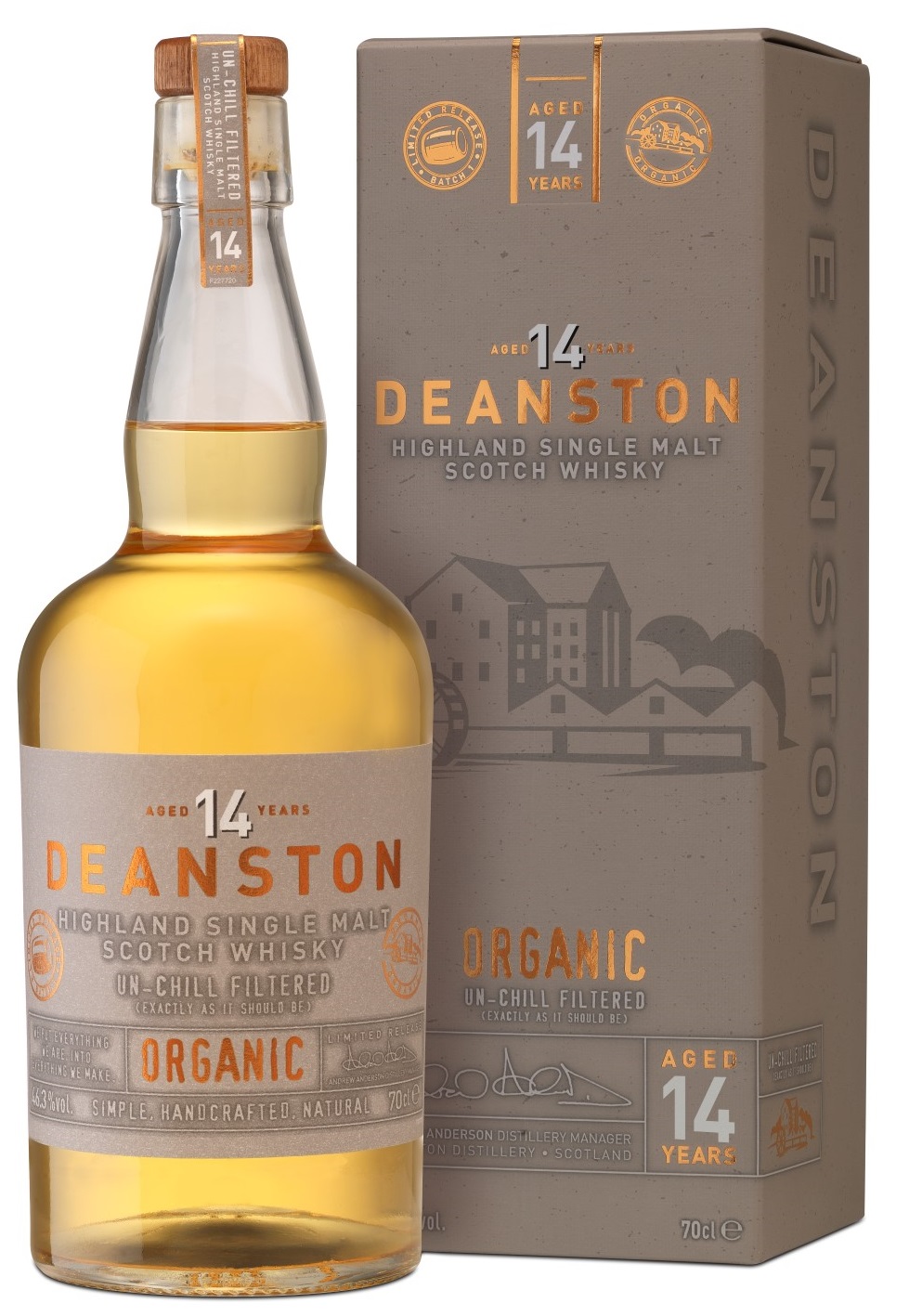 Deanston Organic 14yo 46,3% 0,7l (karton)