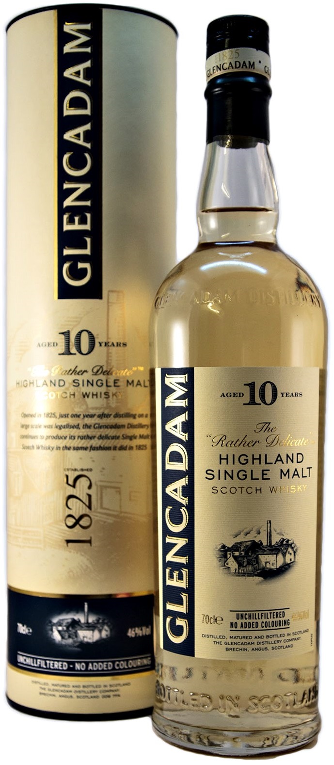 Glencadam 10yo 46% 0,7l (tuba)
