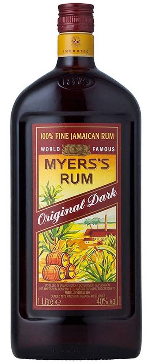 Myers's Original Dark Rum 40% 1l (holá láhev)
