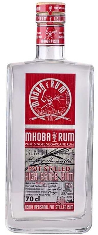 Mhoba Pot Stilled High Ester 65,5% 0,7l (holá láhev)