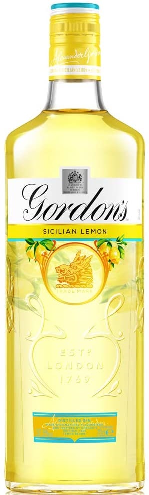 Gin Gordon's Sicilian Lemon 37,5% 0,7l (holá láhev)