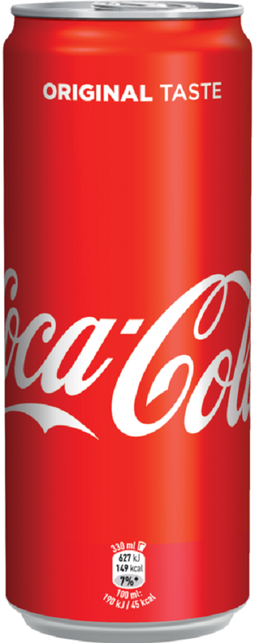 Coca Cola plech 0,33l