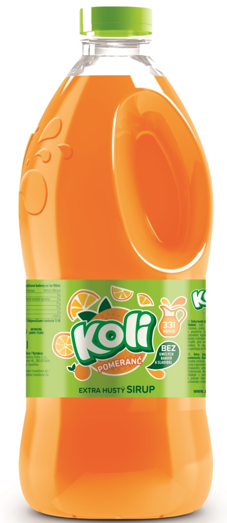 Koli sirup Oranž 3l