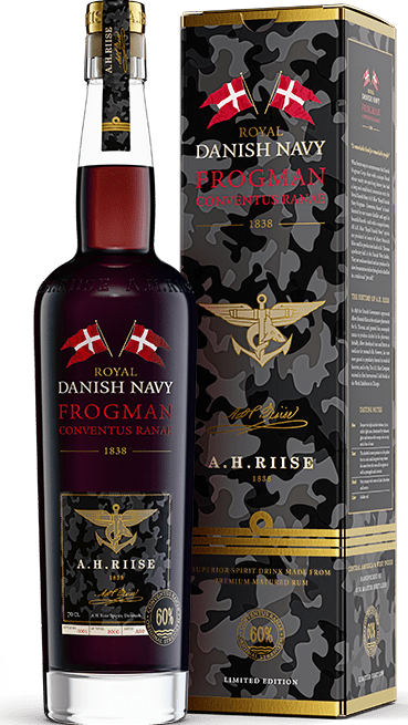 A. H. Riise A.H.Riise Danish Navy Frogman Conventus Ranae 60% 0,7l
