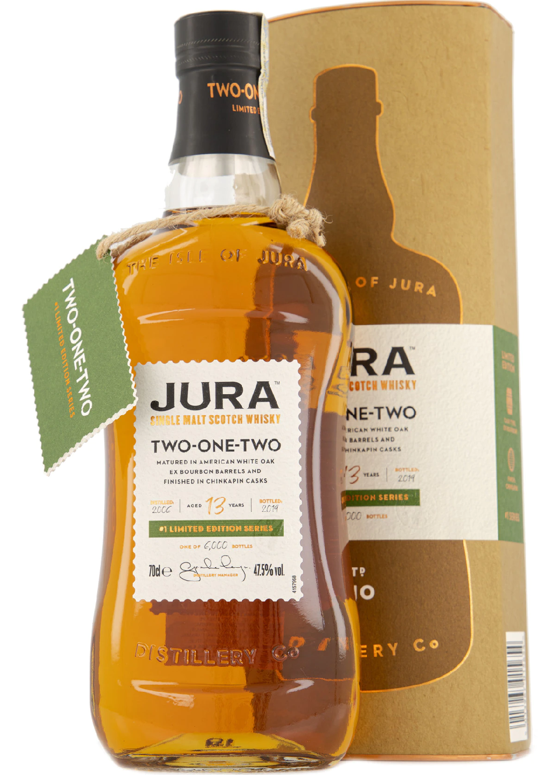 Jura 13yo Two-One-Two 47,5% 0,7l (tuba)