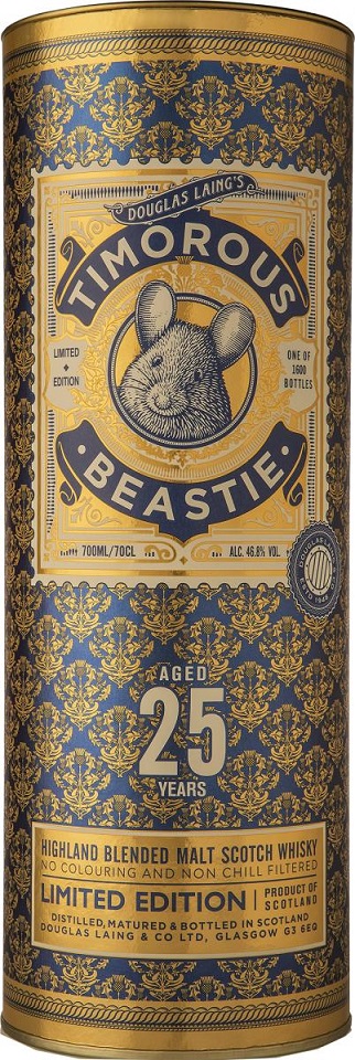 Timorous Beastie 25yo 46,8% 0,7l (tuba)