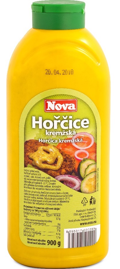 Hořčice Kremžská 900g