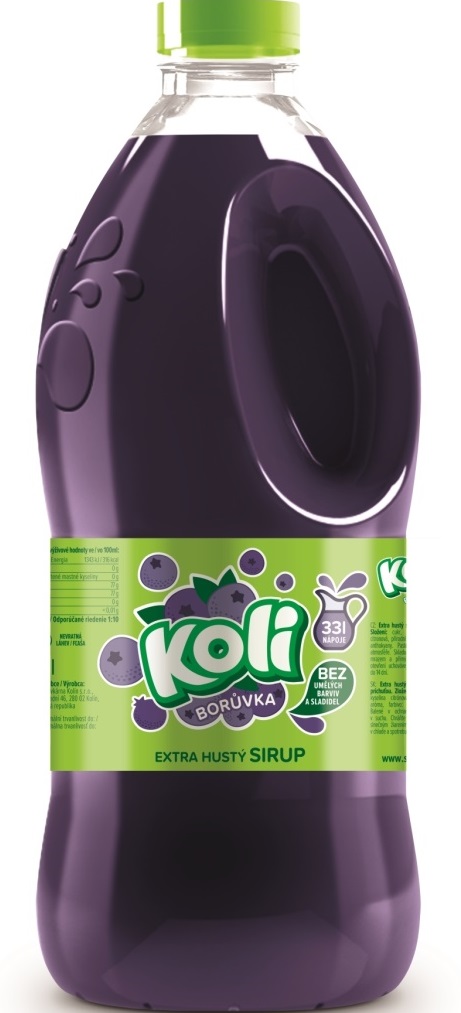 Koli sirup Borůvka 3l