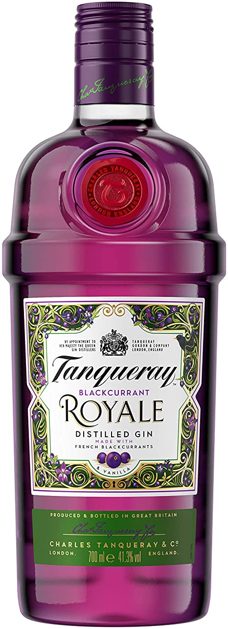 GIN TANQUERAY blackcurrant 41,3% 0,7l (holá láhev)