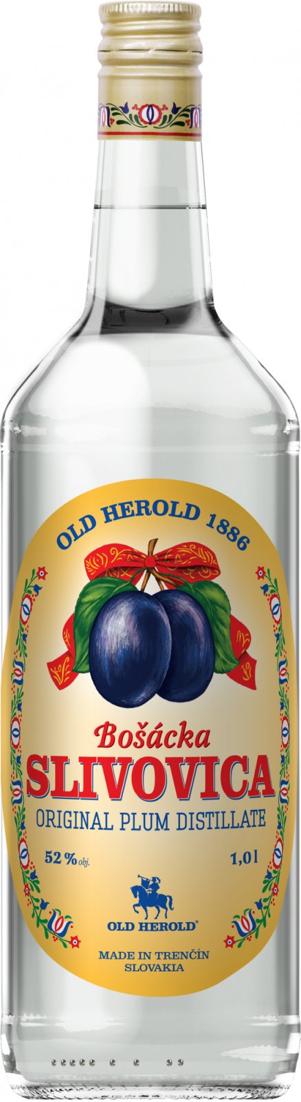 Bošácká slivovica 1l 52% (holá láhev)