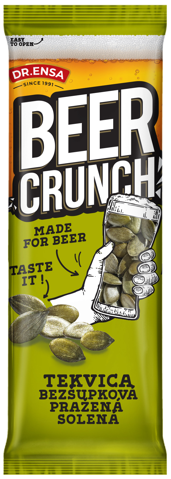 Ensa Beer Crunch Tykev pražená solená 40g