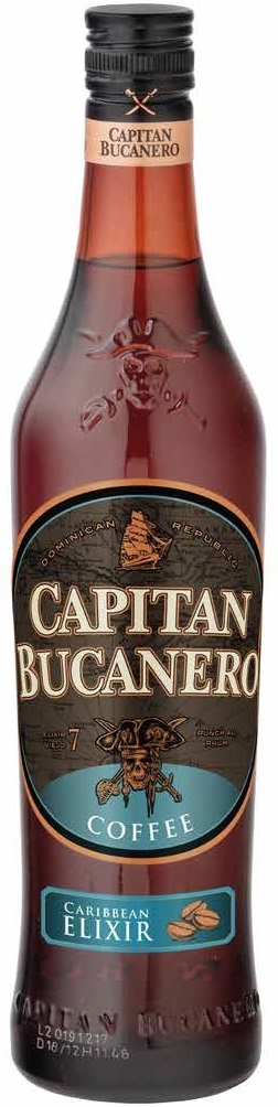 Capitan Bucanero Coffee 34% 0,7l (holá láhev)