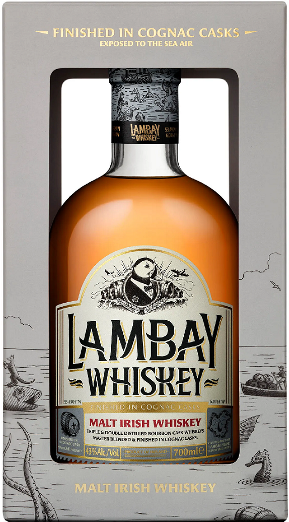 Lambay Malt Irish Whiskey 43% 0,7l (karton)
