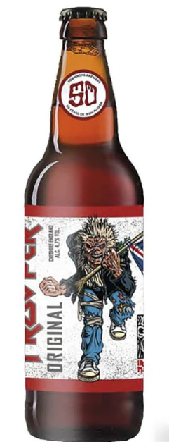 Iron Maiden Trooper sklo 0,5l (holá láhev)