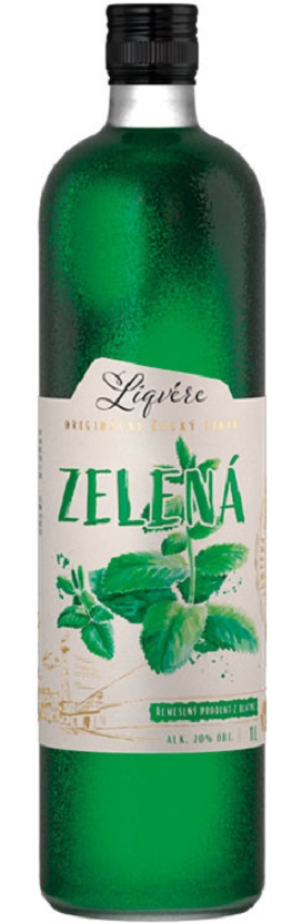 Liqvére Zelená 1l 20%