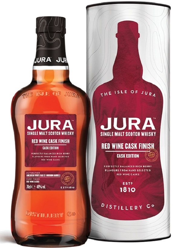 ISLE OF JURA RED WINE CASK 40%0,7l(tuba)