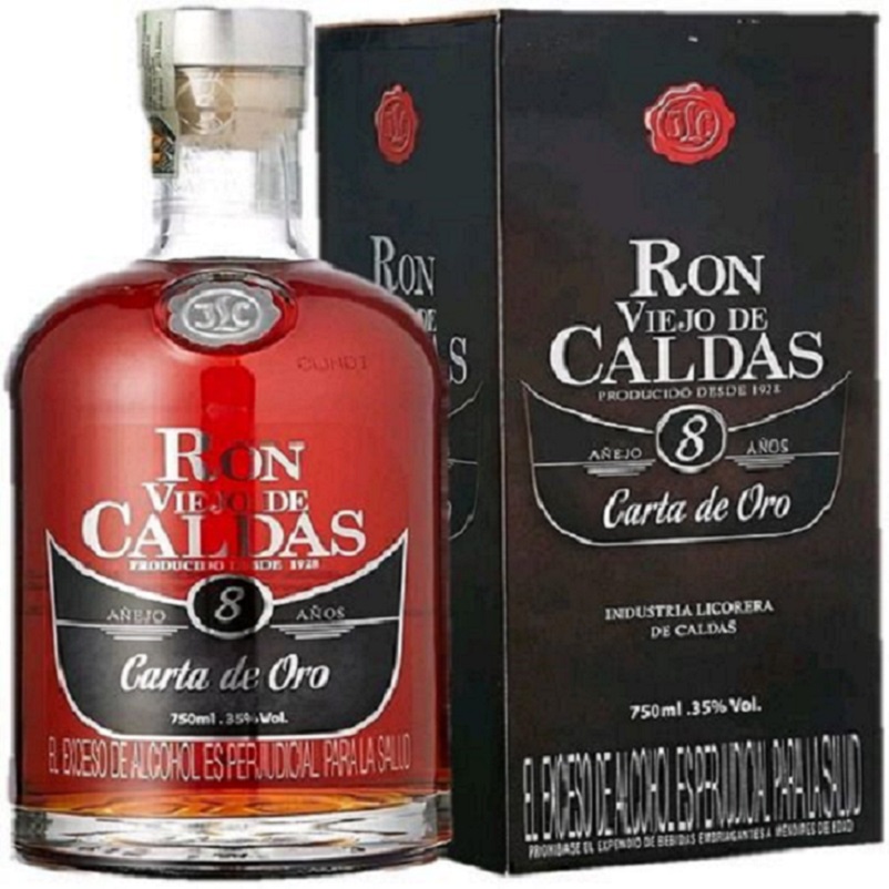 Caldas de Viejo 8y Carta de Oro 0,7l 40% (karton)