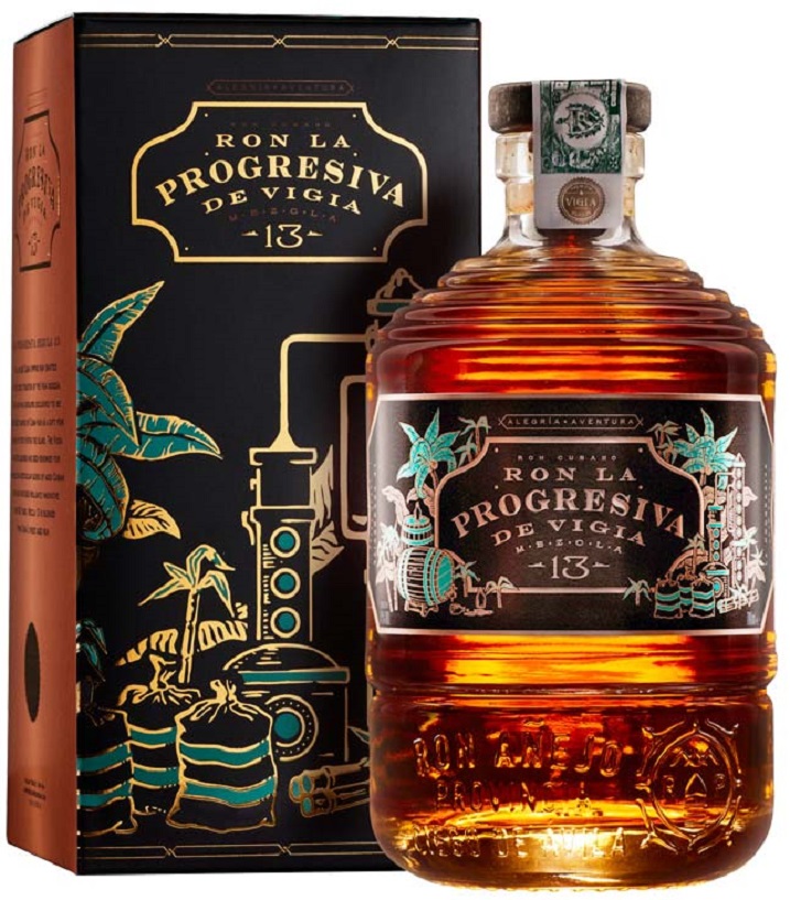 Ron La Progresiva de Vigia 13 v kartónku