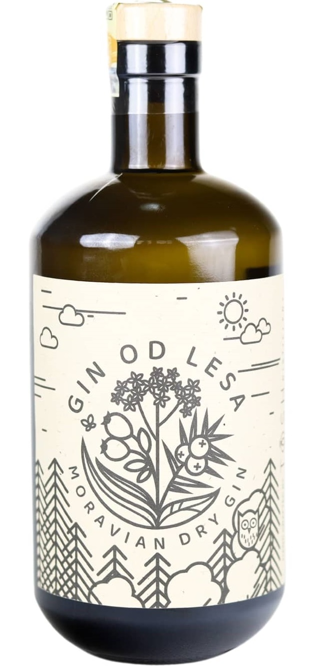 Gin od Lesa 45% 0,7l (holá láhev)