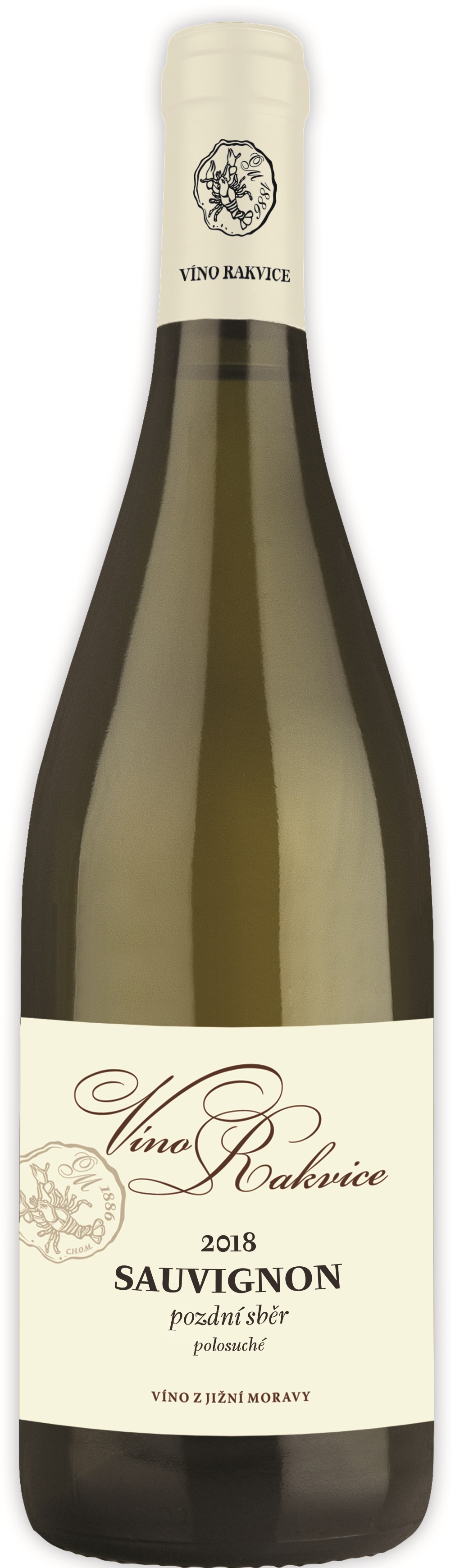 Rakvice Sauvignon P.S. 2018 0,75l (holá láhev)