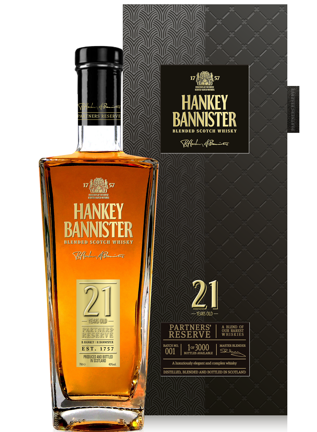 HANKEY BANNISTER 21Y WH.0.7 40% 0,7l (holá láhev)
