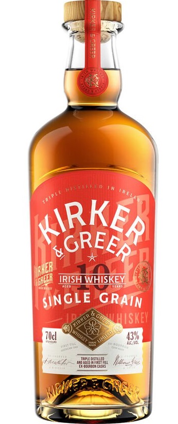Kirker & Greer Single Grain 10yo 43% 0,7l (holá láhev)