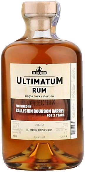 Ultimatum Ballechin Bourbon Barrel 43,1% 0,7l (holá láhev)