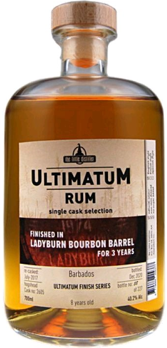 Ultimatum Ladyburn Bourbon Barrel 40,2% 0,7l (holá láhev)