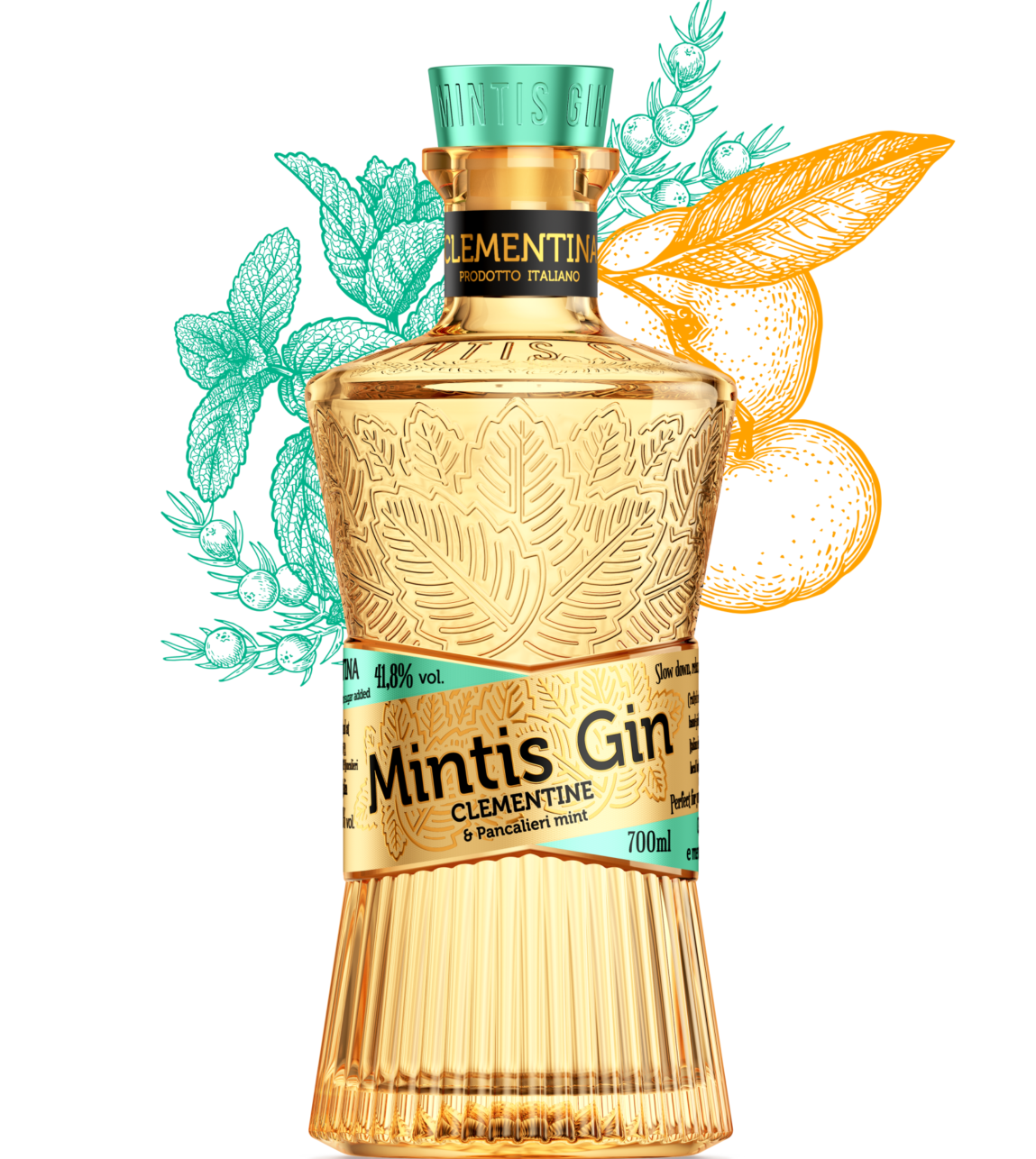 Mintis Clementina 41,8% 0,7l (holá láhev)