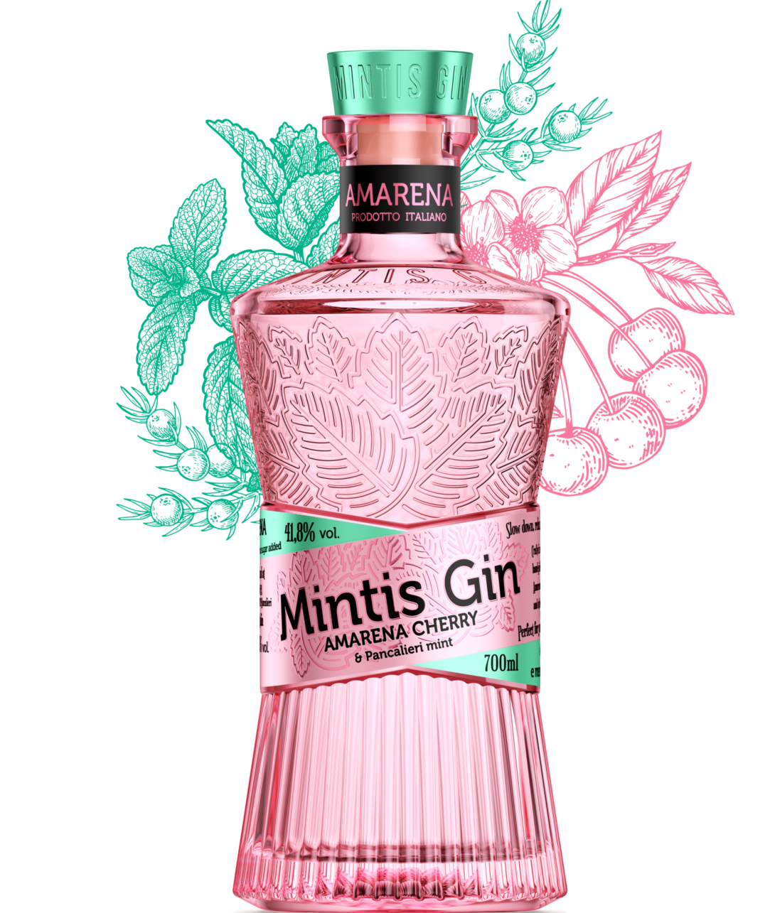 Mintis Amarena 41,8% 0,7l (holá láhev)