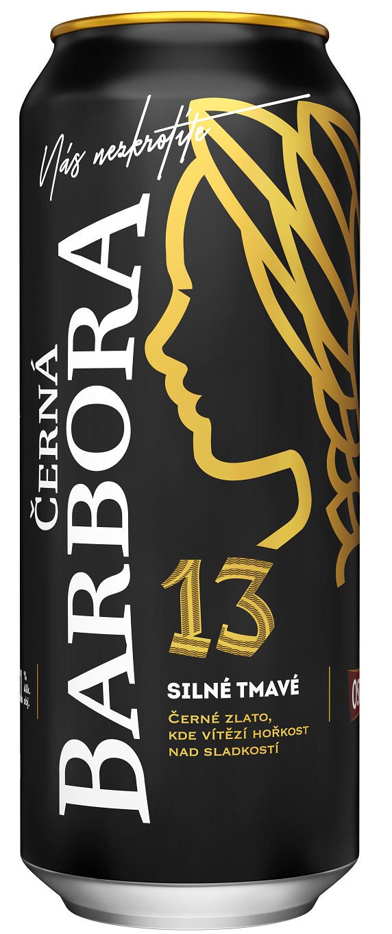 Černá Barbora 0,5l plech