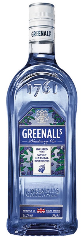 Gin Greenall's Blueberry 40% 0,7l (holá láhev)