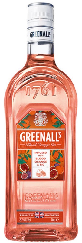 Gin Greenall's Blood Orange 40% 0,7l (holá láhev)