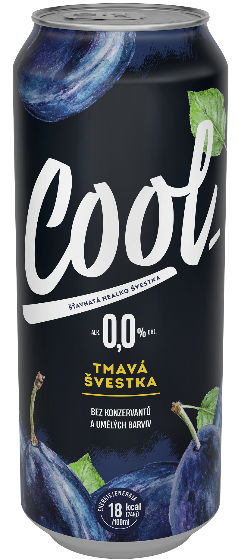 Staropramen Cool Tmavá Švestka 0,5l Nealko plech