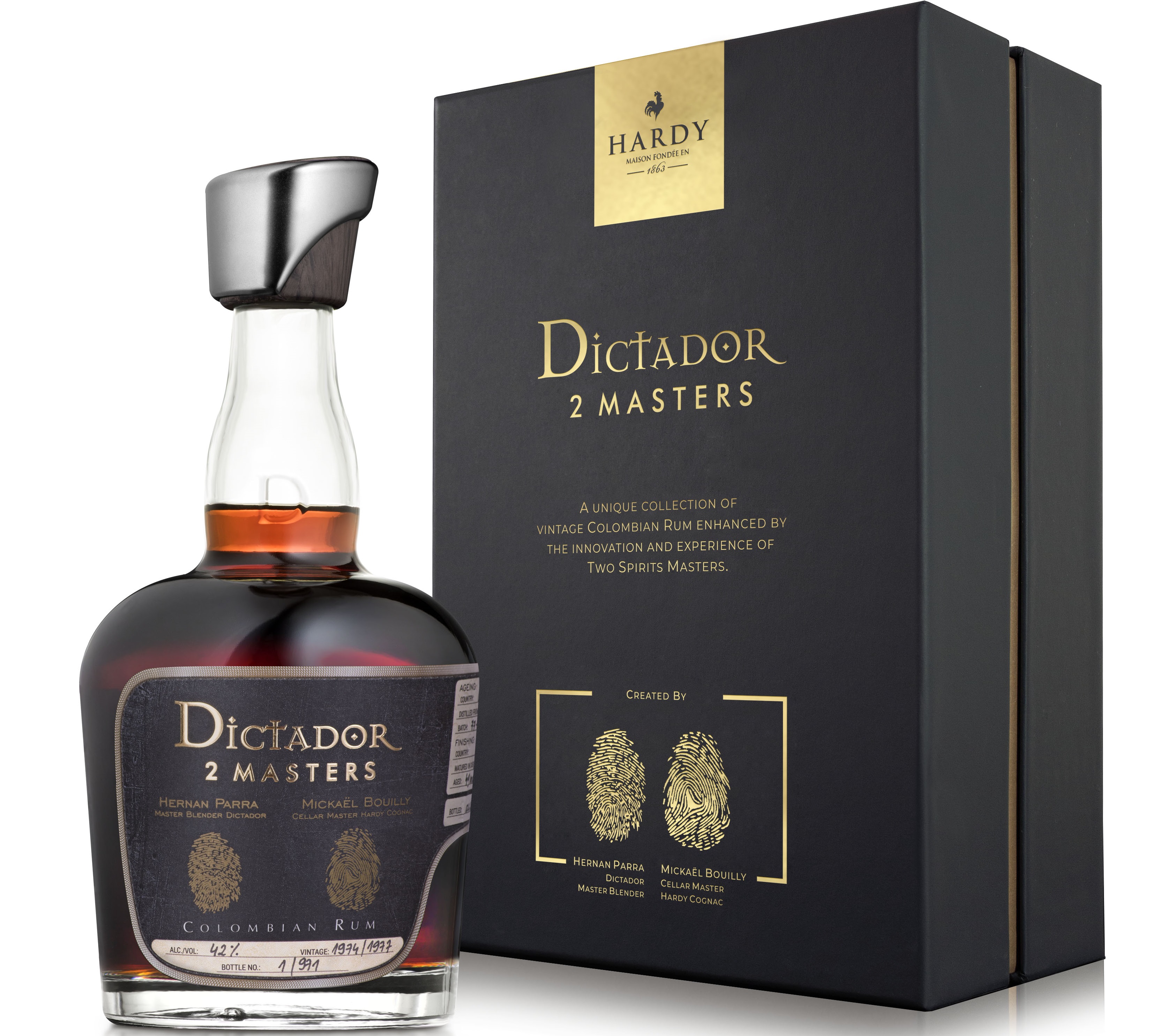Dictador 2 Masters Hardy Blend 1974 & 1977 45-48yo 3rd Release 42% 0,7l (kazeta)