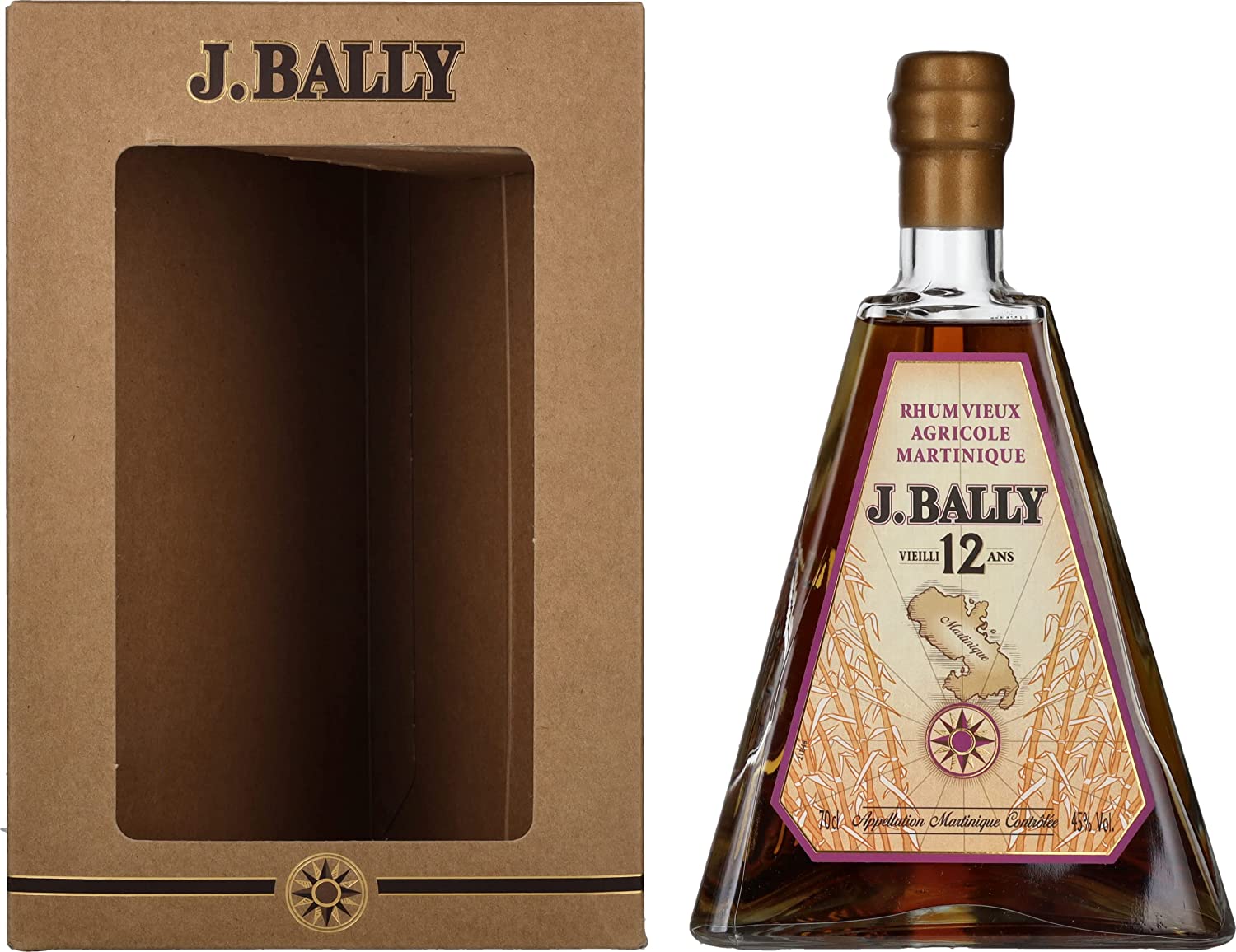 J. Bally 12yo Pyramide 45% 0,7l (karton)