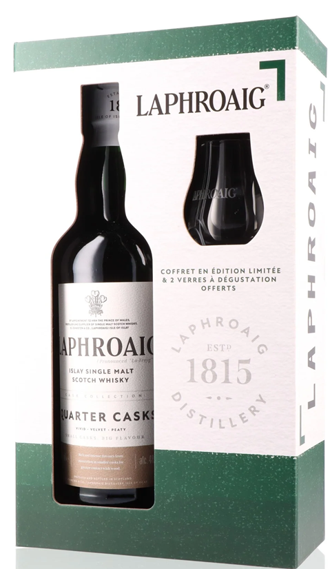 Laphroaig Quarter Cask + 2 skla 48% 0,7l