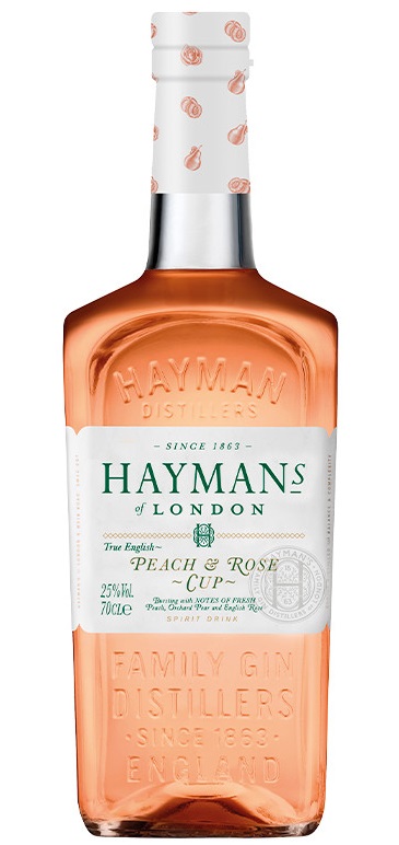 Hayman's Haymans Peach & Rose Cup, 25%, 0,7l