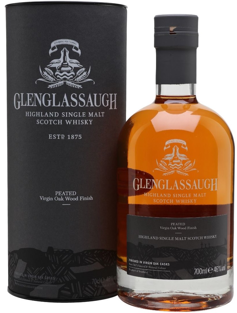 Glenglassaugh Peated Virgin Oak Wood Finish 46% 0,7l (tuba)