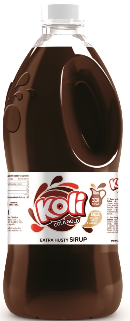 Koli sirup Cola Gold 3l