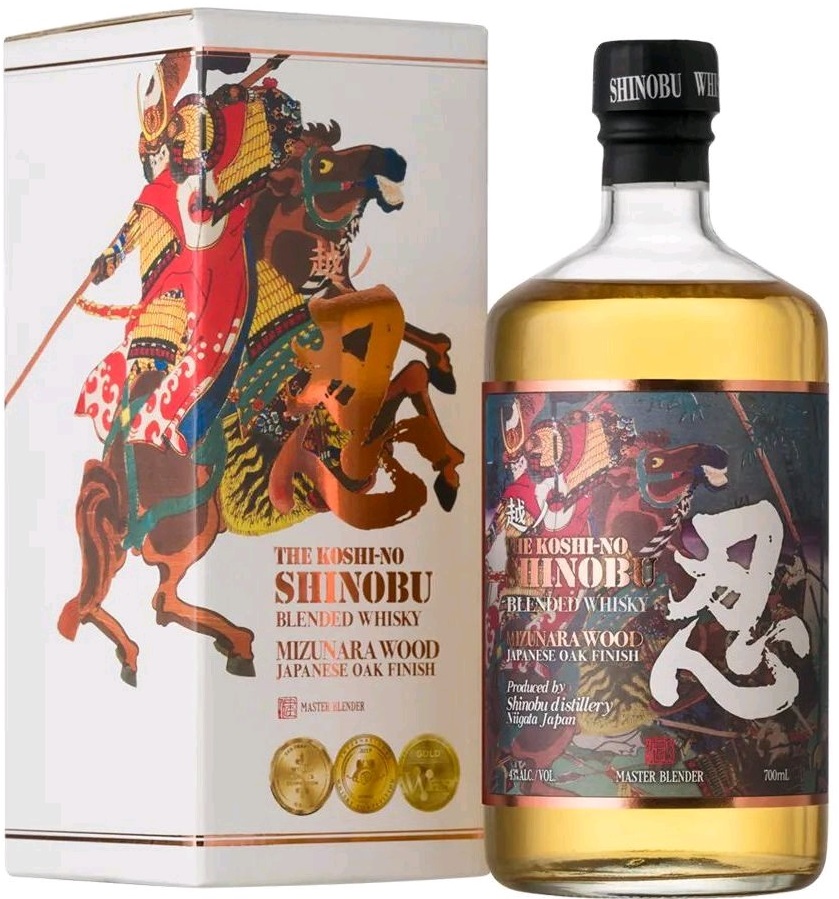 SHINOBU BLENDED WHISKY 43% 0,7l (karton)