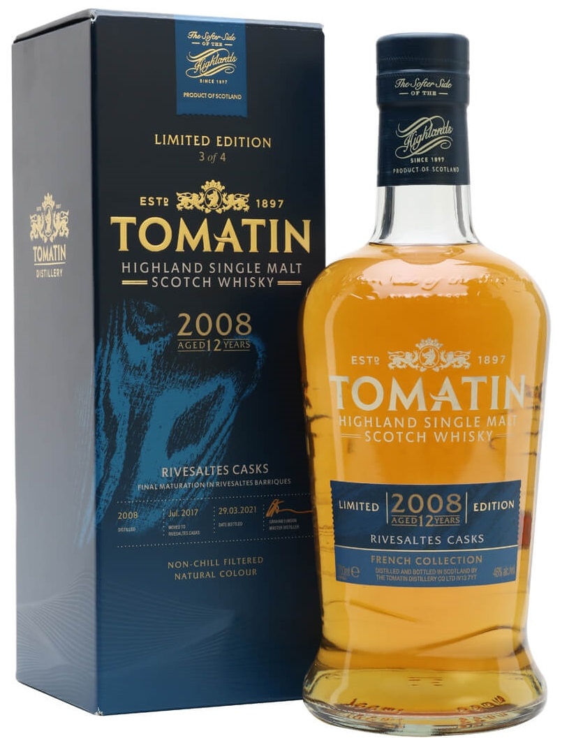 Tomatin 2008 12yo Rivesaltes Casks French Collection 46% 0,7l