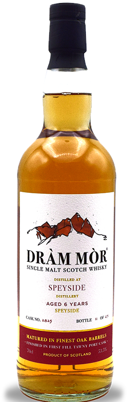 Dram Mor Speyside 6yo 53,5% 0,7l (holá láhev)