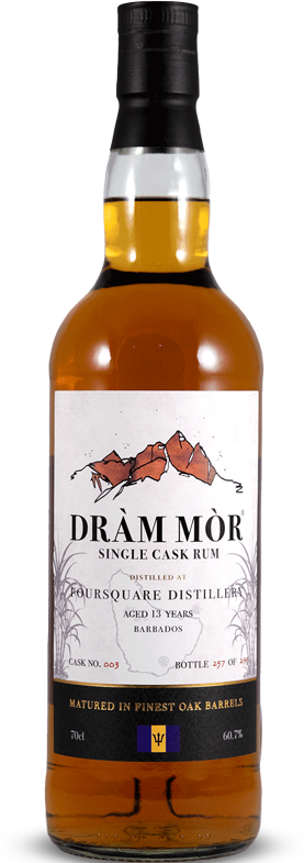 Dram Mor Foursquare 13yo 60,7% 0,7l (holá láhev)
