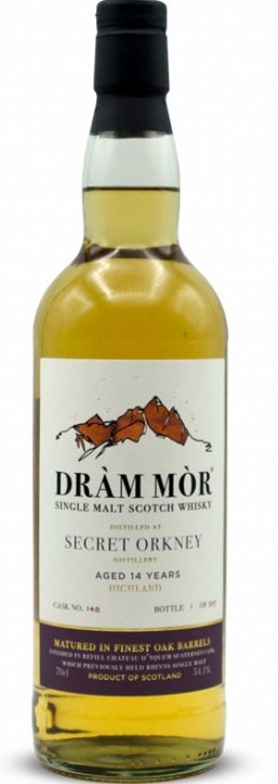 Dram Mor Secret Orkney 14yo 54,1% 0,7l (holá láhev)