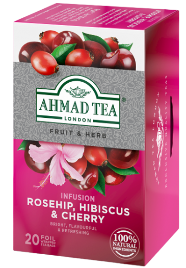 Ahmad Tea Rosehip, Hibiscus & Cherry