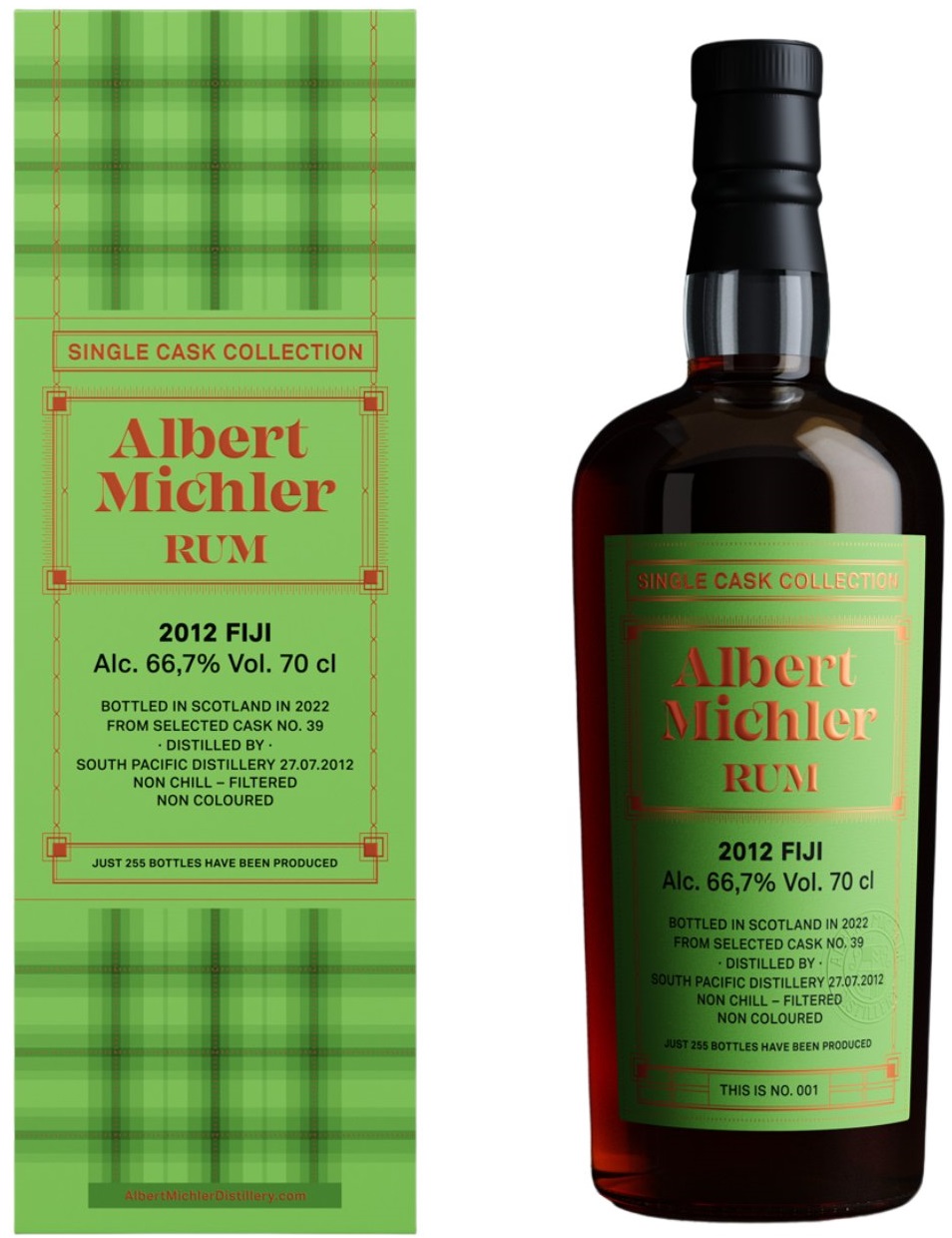 Albert Michler Albert Michlers Single Cask Fiji 2012 66,7% 0,7 l (karton)