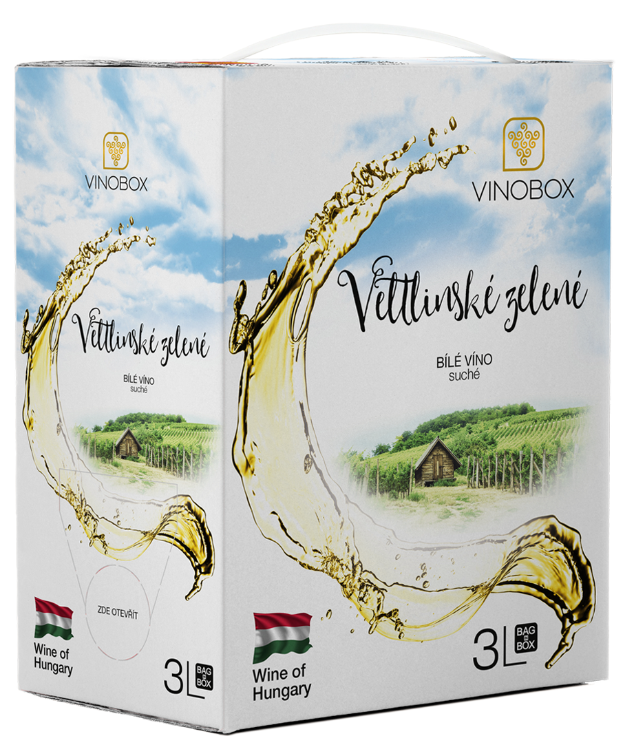 Vinobox Veltlínské Zelené Bag in Box 3l suché