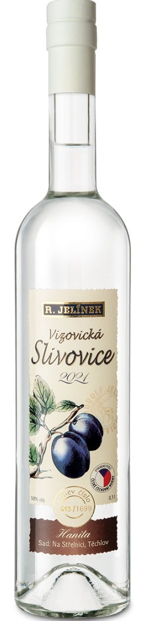 R. JELÍNEK Vizovická slivovice 2021 Čačanská rodná 50% 0,7l